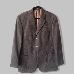 Arnold Brant  Brown Tweed Pure Cashmere Blazer